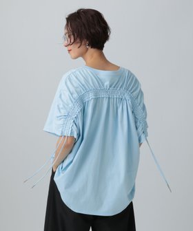 【レプシィム ローリーズファーム/LEPSIM LOWRYS FARM】のバックシャーリングT 人気、トレンドファッション・服の通販 founy(ファニー) ファッション Fashion レディースファッション Ladies' Fashion Online おすすめ Recommend シャーリング Shirring ワイド Wide |ID:prp329100004586995