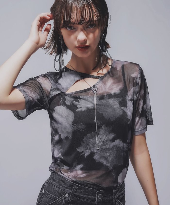 【ハレ/HARE】のBLURRYフラワーガラシアーT インテリア・キッズ・メンズ・レディースファッション・服の通販 founy(ファニー) https://founy.com/ ファッション Fashion レディースファッション Ladies' Fashion Online おすすめ Recommend インナー Inner ウェーブ Wave キャミソール Camisole シアー Sheer シンプル Simple ジャケット Jacket ストレート Straight タイトスカート Tight Skirt デニム Denim ビスチェ Bustier フラワー Flower フレア Flare モチーフ Motif ルーズ Loose ワイド Wide 夏 Summer |ID: prp329100004587008 ipo3291000000032528833