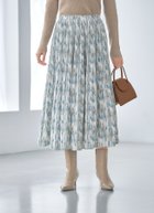 【スタイルデリ/STYLE DELI】の【LUXE】にじみペイント柄上部プリーツスカート ブルー|ID: prp329100004587025 ipo3291000000032697544