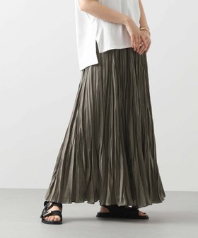【グレディブリリアン/Gready Brilliant】の麻調クリンクルマキシスカート 人気、トレンドファッション・服の通販 founy(ファニー) ファッション Fashion レディースファッション Fashion for Women スカート Skirts オーガンジー Organza Fabric シアー Sheer, See-Through プリーツ Pleats, Pleated 夏 Summer |ID:prp329100004587047