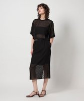 【ビューティ&ユース ユナイテッドアローズ/BEAUTY&YOUTH / UNITED ARROWS】の6(ROKU) ドット メッシュ スカート 人気、トレンドファッション・服の通販 founy(ファニー) ファッション Fashion レディースファッション Ladies' Fashion Online スカート Skirt アンダー Under スリット Slit ドット Dot ドレープ Drape ポケット Pocket メッシュ Mesh |ID:prp329100004587122