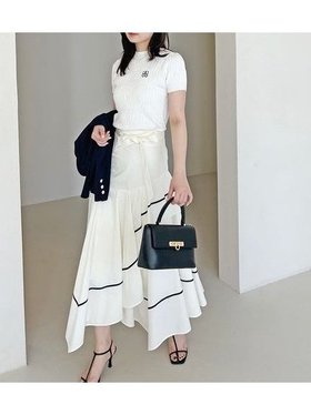 【スナイデル/SNIDEL】 ハンカチヘムスカート人気、トレンドファッション・服の通販 founy(ファニー) ファッション Fashion レディースファッション Ladies' Fashion Online スカート Skirt ウェーブ Wave エレガント 上品 Elegant クラシカル Classical ストレート Straight トレンド Trend ハンカチ Handkerchief フィット Fit フォーマル Formal フラワー Flower ヘムライン Hemline ベーシック Basic リボン Ribbon ロング Long |ID:prp329100004587123