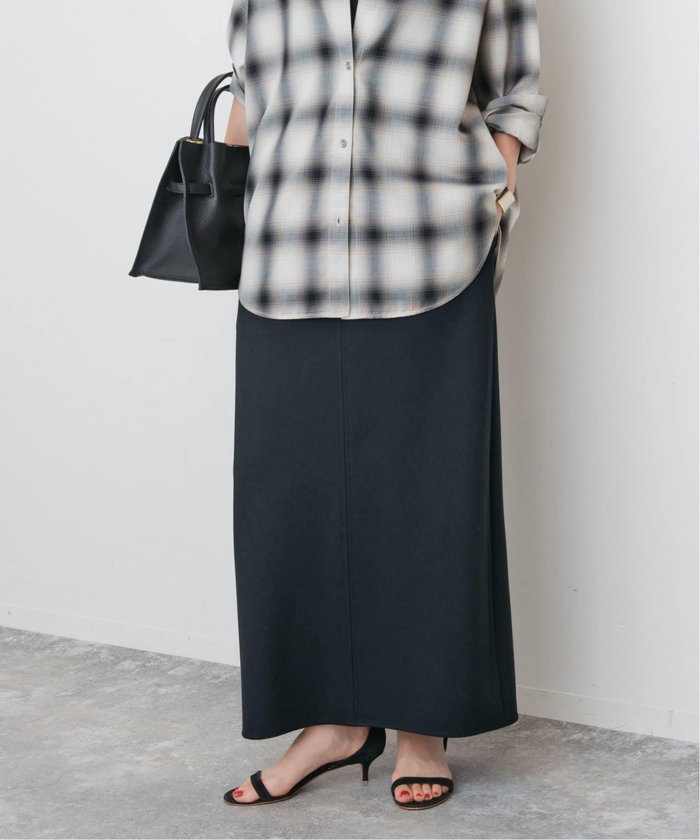 【スピック&スパン/Spick & Span】のソフトポンチIラインスカート 人気、トレンドファッション・服の通販 founy(ファニー) 　ファッション　Fashion　レディースファッション　Ladies' Fashion Online　スカート　Skirt　おすすめ　Recommend　カットソー　Cut And Sew　シンプル　Simple　セットアップ　Set Up　リラックス　Relax　エレガント 上品　Elegant　 other-1|ID: prp329100004587127 ipo3291000000032529652