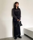【プラージュ/Plage】の《代官山店・WEB限定》Back ribbon open キャミワンピース ブラック|ID: prp329100004587149 ipo3291000000032750967