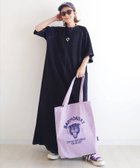 【コーナーズ/CORNERS】の【CORNERS by yui】配色ステッチラグランTシャツワンピース ブラック|ID: prp329100004587167 ipo3291000000032623318
