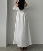【ジュノア/JUNOAH】の【ペチスカートset】オフショルボリュームフレアワンピース ホワイト|ID: prp329100004587169 ipo3291000000032642749