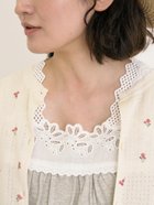 【サマンサモスモス/Samansa Mos2】の【接触冷感】スクエアネックレースノースリーブ グレー|ID: prp329100004587192 ipo3291000000033519814