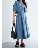 【その他のブランド/Other】の【SETアイテム】デニムダブルジップジャケット×キャミワンピース サックス|ID: prp329100004587197 ipo3291000000032530584