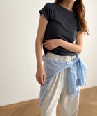 【キャナルジーン/CANAL JEAN】のHARING コンパクトTシャツ 人気、トレンドファッション・服の通販 founy(ファニー) ファッション Fashion レディースファッション Fashion for Women トップス・カットソー Cut & Sew Tops シャツ・ブラウス・オフィスカジュアル Elegant Blouses & Button-Ups ロングTシャツ・Tシャツ Longline T-Shirts & Tees おすすめ Recommended / Our Picks インナー Innerwear コンパクト Compact, Small Size シンプル Simple, Minimal thumbnail ネイビー|ID: prp329100004587199 ipo3291000000033593365