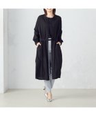 【コムサイズム/COMME CA ISM】のコットンライクレーヨン シャツワンピース ブラック|ID: prp329100004587204 ipo3291000000032530701