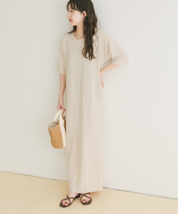 【その他のブランド/Other】のセルフカットTシャツワンピース インテリア・キッズ・メンズ・レディースファッション・服の通販 founy(ファニー) https://founy.com/ ファッション Fashion レディースファッション Ladies' Fashion Online ワンピース Dress シャツワンピース Shirt Dresses 2025年 2025 2025春夏・S/S Ss,Spring/Summer,2025 お家時間・ステイホーム Home Time/Stay Home アクセサリー Accessories シンプル Simple スニーカー Sneakers バランス Balance ロング Long 夏 Summer S/S・春夏 Ss・Spring/Summer |ID: prp329100004587207 ipo3291000000032530771