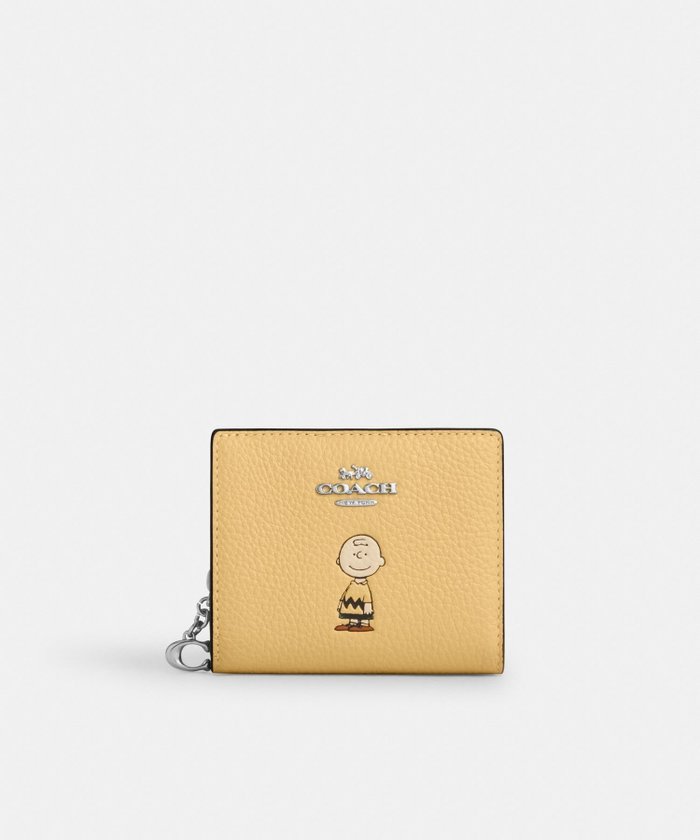 【その他のブランド/Other】の【COACH X PEANUTS】スナップ ウォレット・チャーリー・ブラウン インテリア・キッズ・メンズ・レディースファッション・服の通販 founy(ファニー) https://founy.com/ ファッション Fashion レディースファッション Fashion for Women コレクション Collection, Seasonal Line ジップ Zip, Zipper スペシャル Special, Limited Edition 財布 Wallet, Purse |ID: prp329100004587217 ipo3291000000032985139