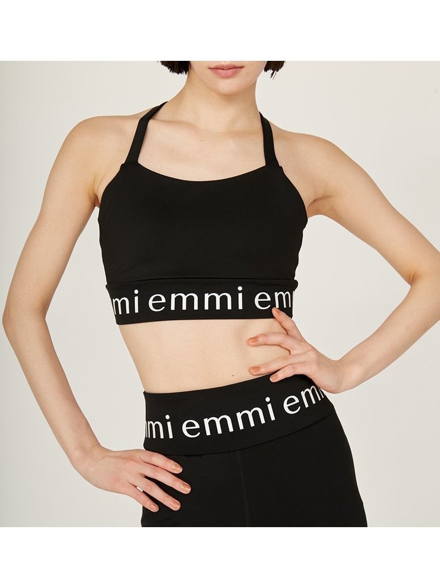 【エミ/emmi】の【10th】【ONLINE限定】emmiロゴブラトップ インテリア・キッズ・メンズ・レディースファッション・服の通販 founy(ファニー) 　ファッション　Fashion　レディースファッション　Ladies' Fashion Online　BLK[009]|ID: prp329100004587233 ipo3291000000032640557