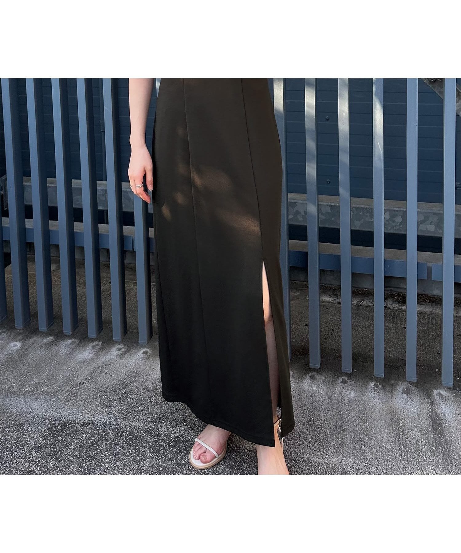 【ジュノア/JUNOAH】のタイトダブルストラップキャミワンピース インテリア・キッズ・メンズ・レディースファッション・服の通販 founy(ファニー) 　ファッション　Fashion　レディースファッション　Ladies' Fashion Online　ワンピース　Dress　キャミワンピース　No Sleeve Dresses　ブラウン|ID: prp329100004587287 ipo3291000000032532124