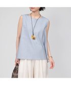 【バビロン/BABYLONE / KIDS】のリネンレーヨンストレッチブラウス 人気、トレンドファッション・服の通販 founy(ファニー) ファッション Fashion キッズファッション Fashion for Kids インナー Innerwear ジャケット Jacket, Outerwear ストレッチ Stretch, Stretchy Fabric セットアップ Set-Up, Coordinated Outfit デニム Denim, Jeans Material ノースリーブ Sleeveless, No-Sleeve バランス Balance, Style Balance フレア Flare, Flared ボトム Bottoms, Lower Wear リネン Linen, Linen Fabric thumbnail サックス85|ID: prp329100004587293 ipo3291000000032994753