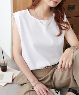 【ディスコート/Discoat】のタックフレンチスリーブ 人気、トレンドファッション・服の通販 founy(ファニー) ファッション Fashion レディースファッション Ladies' Fashion Online なめらか Smooth シンプル Simple スリーブ Sleeve フレンチ French 夏 Summer |ID:prp329100004587302