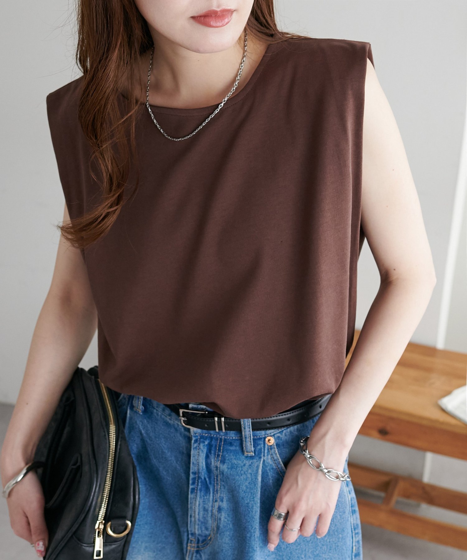 【ディスコート/Discoat】のタックフレンチスリーブ インテリア・キッズ・メンズ・レディースファッション・服の通販 founy(ファニー) 　ファッション　Fashion　レディースファッション　Ladies' Fashion Online　なめらか　Smooth　シンプル　Simple　スリーブ　Sleeve　フレンチ　French　夏　Summer　ブラウン|ID: prp329100004587302 ipo3291000000032625516