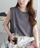 【ディスコート/Discoat】のタックフレンチスリーブ 人気、トレンドファッション・服の通販 founy(ファニー) ファッション Fashion レディースファッション Ladies' Fashion Online なめらか Smooth シンプル Simple スリーブ Sleeve フレンチ French 夏 Summer thumbnail チャコールグレー|ID: prp329100004587302 ipo3291000000032625518