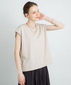 【サニーレーベル/Sonny Label / URBAN RESEARCH】の『UR TECH ひやサラクール』フレンチスリーブTシャツ グレージュ|ID: prp329100004587314 ipo3291000000032623124