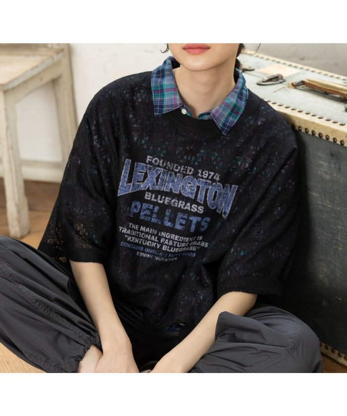 【ニコアンド/niko and】のレースプリントアソートTシャツ インテリア・キッズ・メンズ・レディースファッション・服の通販 founy(ファニー) https://founy.com/ ファッション Fashion レディースファッション Ladies' Fashion Online トップス・カットソー Tops/Tshirt シャツ/ブラウス Shirts/Blouses ロング / Tシャツ T-Shirts おすすめ Recommend インナー Inner ダウン Down チェック Check デニム Denim フェミニン Feminine フレア Flare フロント Front プリント Print リラックス Relax レース Race 夏 Summer |ID: prp329100004587321 ipo3291000000032671697