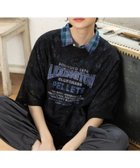 【ニコアンド/niko and】のレースプリントアソートTシャツ ブラック|ID: prp329100004587321 ipo3291000000032671702
