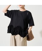【フリークスストア/FREAK'S STORE】の裾シアーフロッキーフリル切り替えトップス【限定展開】 25SS 人気、トレンドファッション・服の通販 founy(ファニー) ファッション Fashion レディースファッション Fashion for Women トップス・カットソー Cut & Sew Tops 2025年 2025 2025春夏・S/S Spring/Summer 2025 SS25 カットソー Cut and Sewn Top ドッキング Docking, Mixed Material バランス Balance, Style Balance フェミニン Feminine, Girly フリル Frill, Ruffle 夏 Summer S/S・春夏 SS, Spring/Summer, Warm Season thumbnail ブラック|ID: prp329100004587324 ipo3291000000033350154
