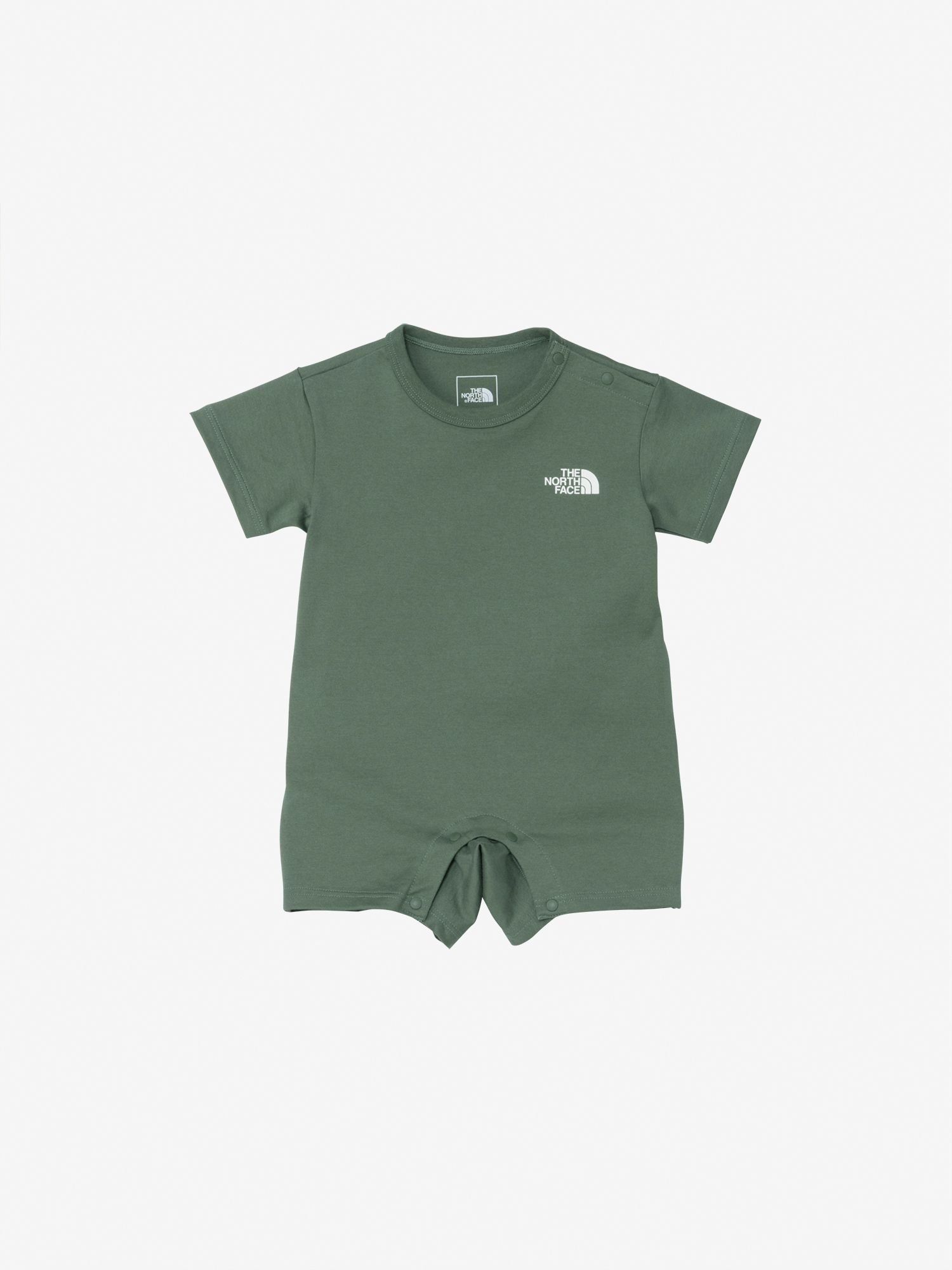【ザ ノース フェイス/THE NORTH FACE / KIDS】のショートスリーブロンパース(ベビー) インテリア・キッズ・メンズ・レディースファッション・服の通販 founy(ファニー) 　ファッション　Fashion　キッズファッション　KIDS Children’s Clothing　ドット　Dot　プリント　Print　ベビー　Baby　ロンパース　Rompers　ダックグリーン|ID: prp329100004587336 ipo3291000000032532710