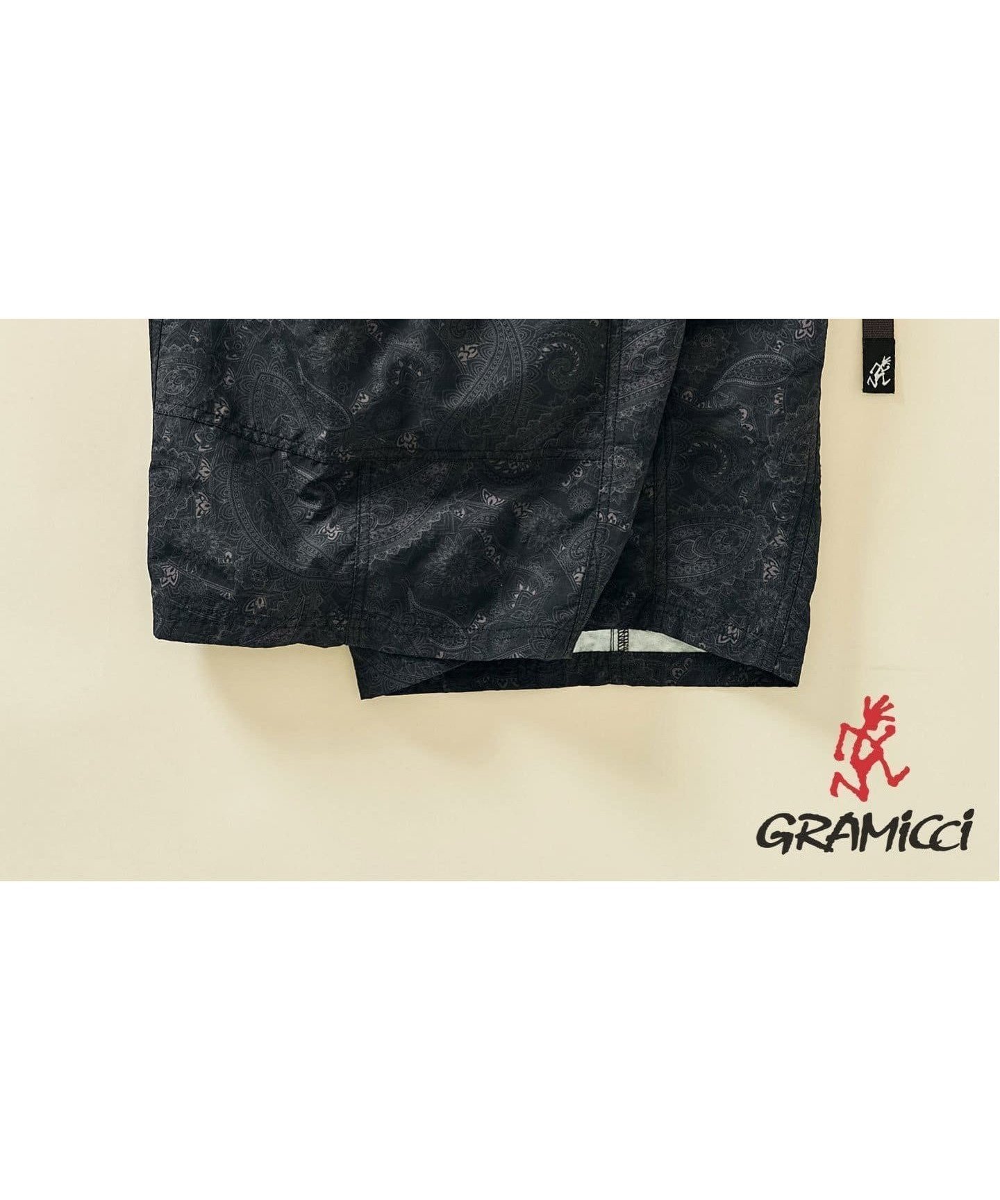 【フォーワンセブン バイ エディフィス/417 by EDIFICE / MEN】のGRAMICCI グラミチ 417別注 ナイロンギアショーツ GMP5-S2038 インテリア・キッズ・メンズ・レディースファッション・服の通販 founy(ファニー) 　ファッション　Fashion　メンズファッション　Fashion for Men　アウトドア　Outdoor Clothing　カリフォルニア　California, Cali Style　キャラクター　Character, Licensed Characters　ショート　Short, Short Length　パターン　Pattern, Design Print　別注　Limited Edition, Custom Order　ランニング　Running, Running Wear, Activewear, Jogging　ワッシャー　Washer, Crinkled Finish　グレーベース|ID: prp329100004587347 ipo3291000000032681778