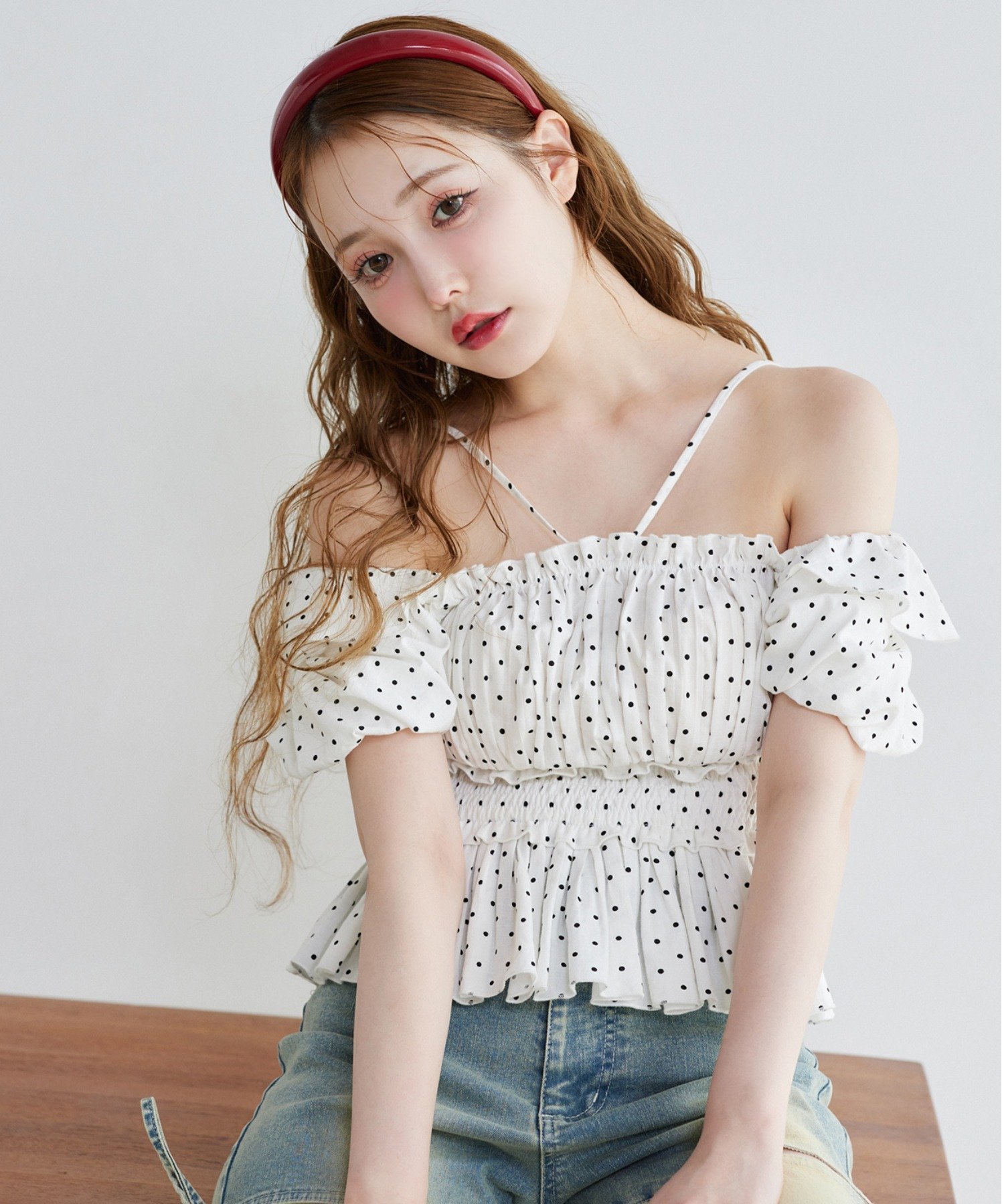 【ナイスクラップ/NICE CLAUP】のプリーツシャーリングブラウス インテリア・キッズ・メンズ・レディースファッション・服の通販 founy(ファニー) 　ファッション　Fashion　レディースファッション　Ladies' Fashion Online　トップス・カットソー　Tops/Tshirt　シャツ/ブラウス　Shirts/Blouses　2025年　2025　2025春夏・S/S　Ss,Spring/Summer,2025　おすすめ　Recommend　スラックス　Slacks　タイトスカート　Tight Skirt　デニム　Denim　プリーツ　Pleats　ペプラム　Peplum　夏　Summer　その他1|ID: prp329100004587410 ipo3291000000032533686