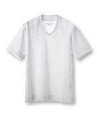 【メンズビギトーキョー/Men's Bigi / MEN】の【ACTIVE TAILOR/アクティブテイラー】シルケットスムースVネックTシャツ 接触冷感 / UVカット 人気、トレンドファッション・服の通販 founy(ファニー) ファッション Fashion メンズファッション Men's Style Online インナー Inner カットソー Cut And Sew シルケット Mercerization ジャケット Jacket スマート Smart セットアップ Set Up ドレス Dress パターン Pattern フィット Fit 夏 Summer エレガント 上品 Elegant ビジネス 仕事 通勤 Business thumbnail ホワイト|ID: prp329100004587465 ipo3291000000032627883