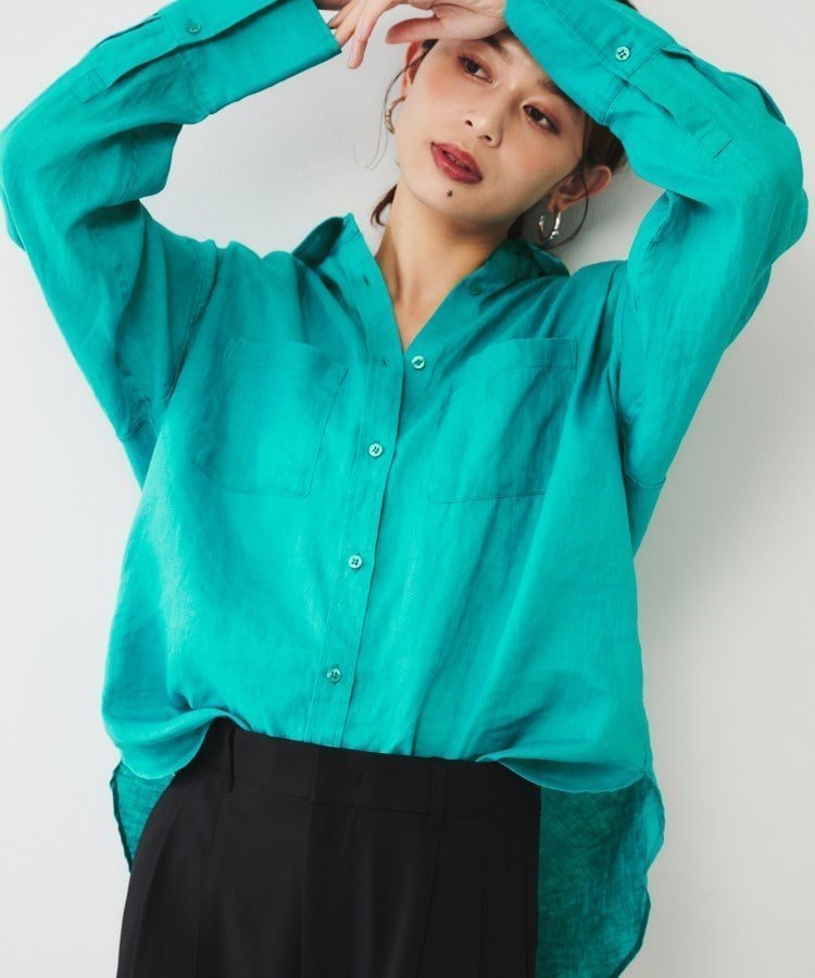 【アンタイトル/UNTITLED】の【麻100/洗える/前開きシャツ】ドライリネンシャツ 人気、トレンドファッション・服の通販 founy(ファニー) 　ファッション　Fashion　レディースファッション　Ladies' Fashion Online　トップス・カットソー　Tops/Tshirt　シャツ/ブラウス　Shirts/Blouses　ベーシック　Basic　ボトム　Bottom　ポケット　Pocket　リネン　Linen　リラックス　Relax　夏　Summer　洗える　Washable　羽織　Haori　 other-1|ID: prp329100004587471 ipo3291000000032619503