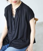 【ルクールブラン/le.coeur blanc】の《手洗い可能》T/R追撚フレンチスリーブブラウス 人気、トレンドファッション・服の通販 founy(ファニー) ファッション Fashion レディースファッション Fashion for Women トップス・カットソー Cut & Sew Tops シャツ・ブラウス・オフィスカジュアル Elegant Blouses & Button-Ups おすすめ Recommended / Our Picks アクセサリー Fashion Accessories ウェーブ Wavy Pattern カーディガン Cardigan, Knitwear ギャザー Gathered, Ruffled ジャケット Jacket, Outerwear スリーブ Sleeve, Long Sleeve / Short Sleeve フレンチ French, French Style フロント Front, Front Design ボトム Bottoms, Lower Wear ビジネス 仕事 通勤 Business / Work / Commuting 夏 Summer thumbnail ブラック|ID: prp329100004587472 ipo3291000000033098171