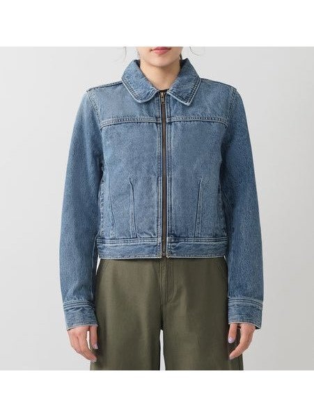 【リーバイス/Levis】のフルジップ トラッカージャケット インテリア・キッズ・メンズ・レディースファッション・服の通販 founy(ファニー) 　ファッション　Fashion　レディースファッション　Fashion for Women　アウター　Coat / Outerwear Collection　レディースジャケット・軽アウター　Jackets　クラシック　Classic, Timeless Style　クロップド　Cropped, Short Length　ワイド　Wide, Wide Fit　ヴィンテージ　Vintage Style　Medium Indigo - Worn In|ID: prp329100004587511 ipo3291000000033206248