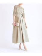【ヴァン/Vin】のジャガードフレアドレス グレージュ|ID: prp329100004587709 ipo3291000000032722632