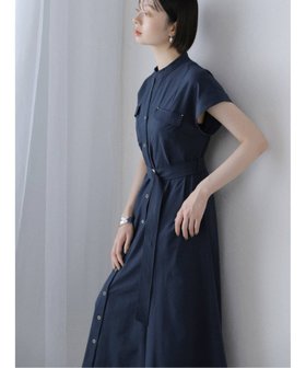 【ラ トータリテ/La TOTALITE】の【洗える】ポケットフレンチスリーブシャツワンピース 人気、トレンドファッション・服の通販 founy(ファニー) ファッション Fashion レディースファッション Fashion for Women ワンピース Dresses シャツワンピース / 1枚で着映えコーデ Shirt Dresses 2025年 2025 2025-2026秋冬・A/W Autumn/Winter 2025–26 AW25–26 おすすめ Recommended / Our Picks サッカー Seersucker, Summer Fabric スリーブ Sleeve, Long Sleeve / Short Sleeve フレンチ French, French Style エレガント 上品 Elegant 夏 Summer 洗える Machine Washable |ID:prp329100004587729