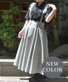 【アクシーズファム/axes femme】のフリルサス付ハイウエストスカート 人気、トレンドファッション・服の通販 founy(ファニー) ファッション Fashion レディースファッション Fashion for Women スカート Skirts おすすめ Recommended / Our Picks サスペンダー Suspenders, Braces シンプル Simple, Minimal フリル Frill, Ruffle リボン Ribbon, Bow レース Lace, Lace Fabric 羽織 Haori, Light Jacket thumbnail グレー|ID: prp329100004587736 ipo3291000000033191718