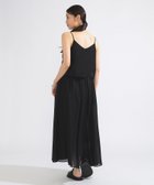 【デミルクス ビームス/Demi-Luxe BEAMS】のコットンシルク フレア キャミソール ワンピース 人気、トレンドファッション・服の通販 founy(ファニー) ファッション Fashion レディースファッション Fashion for Women ワンピース Dresses エレガント 上品 Elegant キャミソール Camisole, Spaghetti Strap Top サンダル Sandals, Summer Shoes シルク Silk, 100% Silk シンプル Simple, Minimal タンク Tank Top, Sleeveless Top ドレープ Drape, Draping Fabric フラット Flat, Flat Shoes フレア Flare, Flared リゾート Resort, Vacation Style ロング Long, Long-Length thumbnail BLACK|ID: prp329100004587766 ipo3291000000033426466