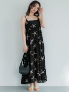 【コカ/COCA】の柄ティアードワンピース Black|ID: prp329100004587779 ipo3291000000032626140