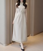 【ジュノア/JUNOAH】のシアードッキングベルト付きIラインワンピース アイボリー|ID: prp329100004587797 ipo3291000000032637558