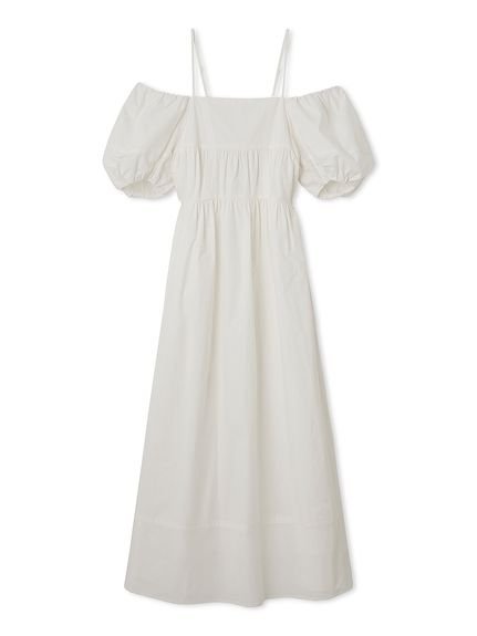 【スナイデル/SNIDEL】のオフショルパフスリワンピース 人気、トレンドファッション・服の通販 founy(ファニー) 　ファッション　Fashion　レディースファッション　Ladies' Fashion Online　ワンピース　Dress　ウェーブ　Wave　オフショルダー　Off Shoulder　ギャザー　Gather　ギンガム　Gingham　シャーリング　Shirring　ストレート　Straight　スリーブ　Sleeve　チェック　Check　チュール　Tulle　フィット　Fit　フロント　Front　無地　Plain Color　ラップ　Wrap　ロマンティック　Romantic　ローズ　Rose　おすすめ　Recommend　 other-1|ID: prp329100004587798 ipo3291000000032539005