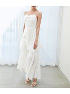 【スナイデル/SNIDEL】のアシメントリーティアードキャミワンピース WHT[001]|ID:prp329100004587799