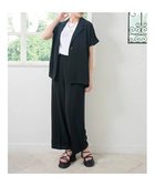 【その他のブランド/Other】の【接触冷感・吸水速乾】 SET 半袖ジャケット×ワイドパンツ 黒|ID: prp329100004587801 ipo3291000000032539047
