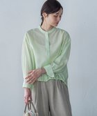 【ロートレ アモン/LAUTRE AMONT】のシアードロストシャツ≪洗濯機で洗える≫ グリーン|ID: prp329100004587830 ipo3291000000032673038