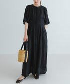 【アーバンリサーチ/URBAN RESEARCH】の『2サイズ展開』タックデザインリネンワンピース BLACK|ID: prp329100004587875 ipo3291000000032688364