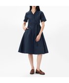 【トミーヒルフィガー/TOMMY HILFIGER】のナイロンシャツワンピース ネイビーC1G|ID: prp329100004587881 ipo3291000000032624110
