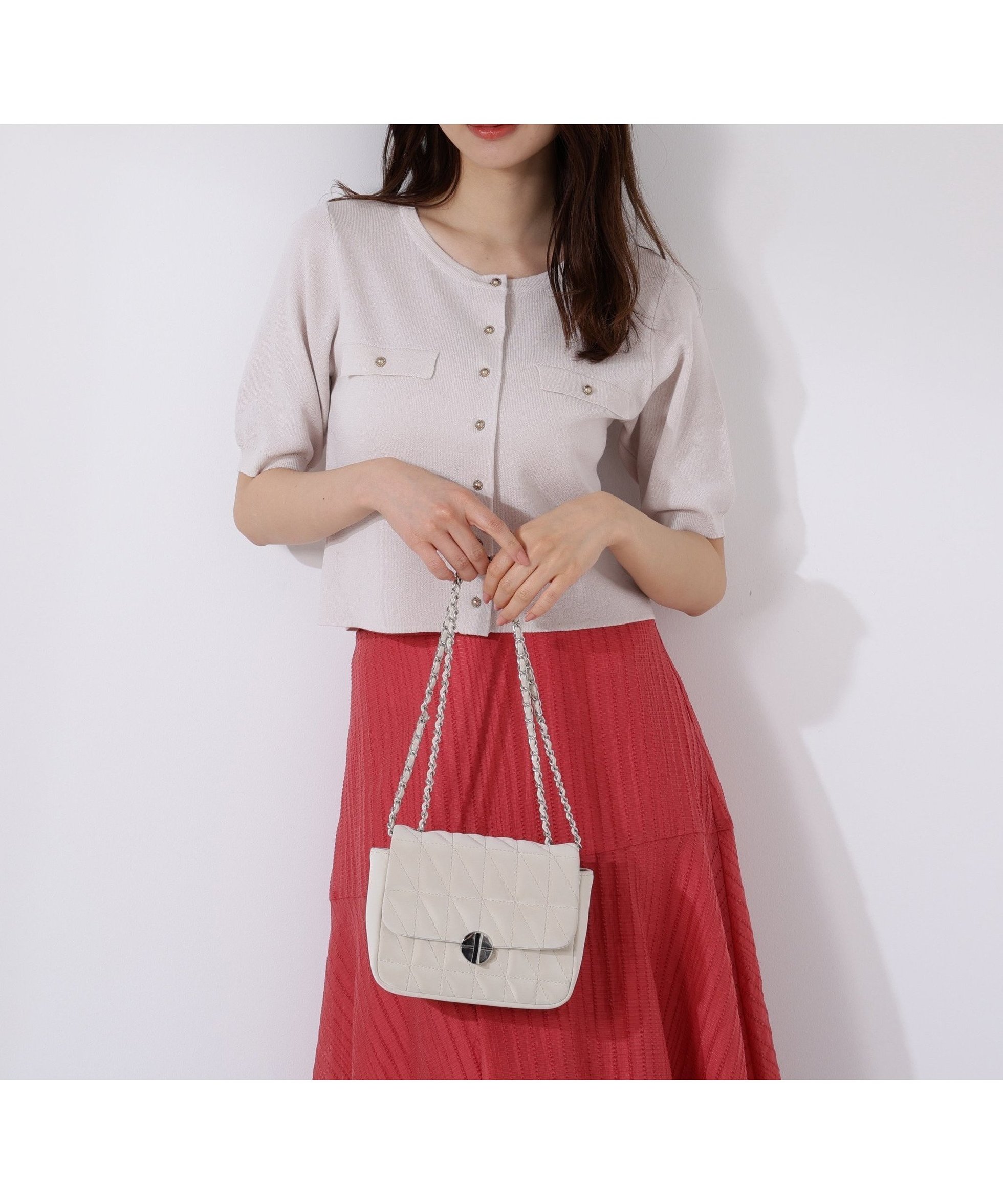 【プロポーション ボディドレッシング/PROPORTION BODY DRESSING】のショート半袖カーディガン インテリア・キッズ・メンズ・レディースファッション・服の通販 founy(ファニー) 　ファッション　Fashion　レディースファッション　Fashion for Women　トップス・カットソー　Cut & Sew Tops　カーディガン・羽織り　Layered Style Cardigans　カーディガン　Cardigan, Knitwear　ショート　Short, Short Length　シンプル　Simple, Minimal　デニム　Denim, Jeans Material　フェミニン　Feminine, Girly　半袖　Short Sleeve, Half Sleeve　羽織　Haori, Light Jacket　エクリュ2|ID: prp329100004587888 ipo3291000000033279150