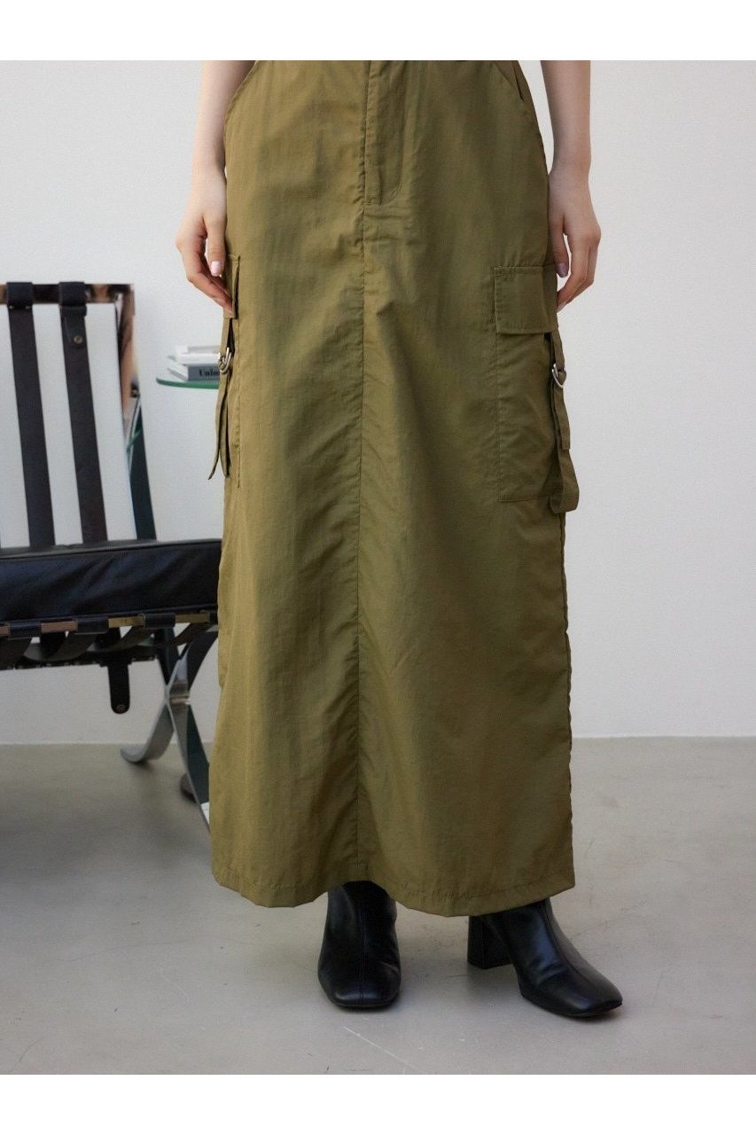 【アズール バイ マウジー/AZUL by moussy】のカーゴスカート インテリア・キッズ・メンズ・レディースファッション・服の通販 founy(ファニー) 　ファッション　Fashion　レディースファッション　Ladies' Fashion Online　スカート　Skirt　2024年　2024　2024春夏・S/S　Ss,Spring/Summer,2024　おすすめ　Recommend　ギャザー　Gather　スウェット　Sweat　スリット　Slit　ロング　Long　夏　Summer　S/S・春夏　Ss・Spring/Summer　KHA|ID: prp329100004587908 ipo3291000000032679300