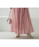 【ラブティックボンボン/La boutique BonBon】の【セットアップ可・ロングシーズン着れる】ニュアンスギャザーシアースカート ピンク|ID: prp329100004587909 ipo3291000000032668071