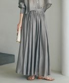 【ラブティックボンボン/La boutique BonBon】の【セットアップ可・ロングシーズン着れる】ニュアンスギャザーシアースカート チャコールグレー|ID: prp329100004587909 ipo3291000000032668073