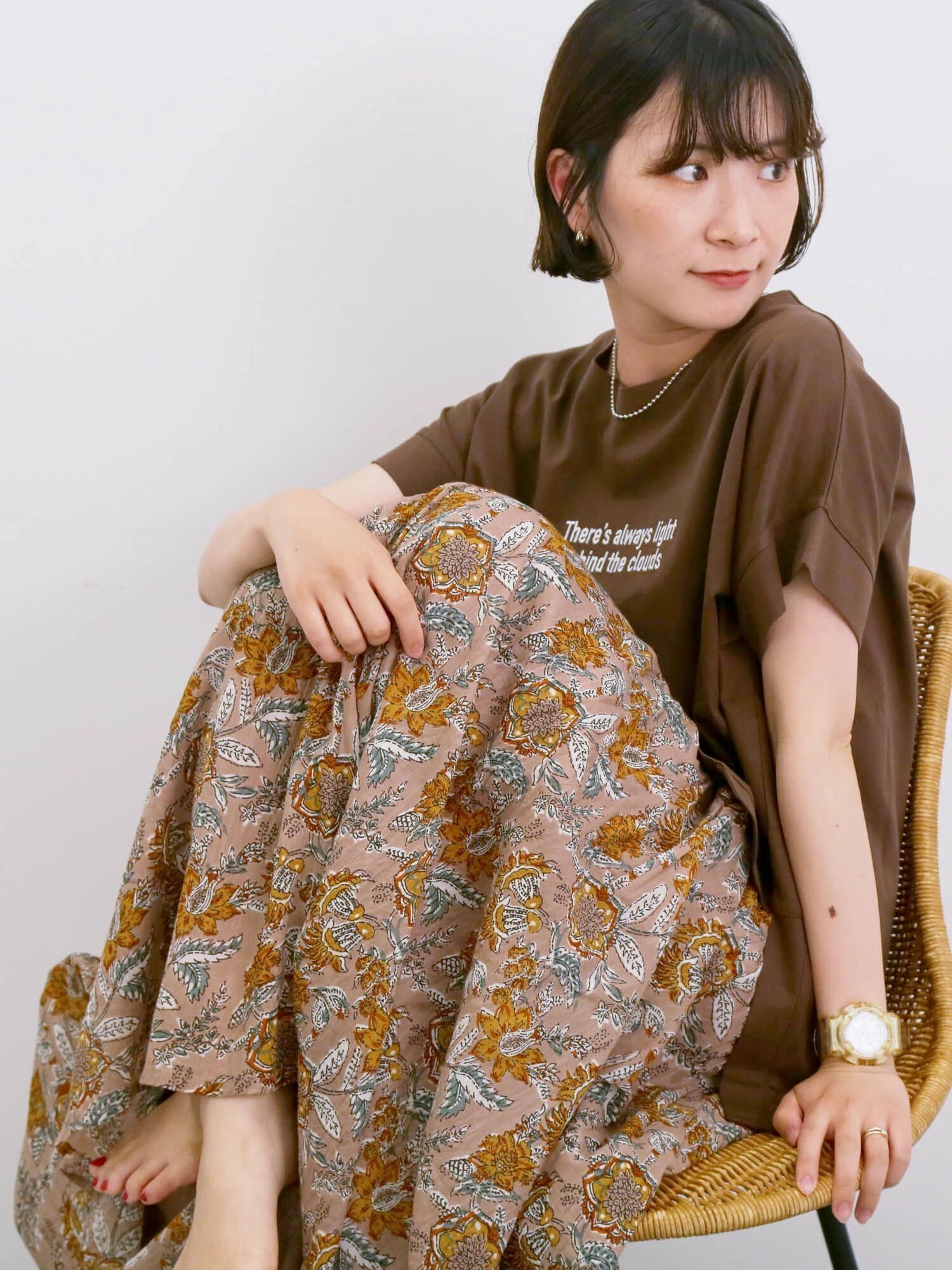 【サマンサモスモス/Samansa Mos2】の【Made in India】花柄ボイルギャザースカート 人気、トレンドファッション・服の通販 founy(ファニー) 　ファッション　Fashion　レディースファッション　Ladies' Fashion Online　スカート　Skirt　おすすめ　Recommend　ガーリー　Girly　ギャザー　Gather　プリント　Print　 other-1|ID: prp329100004587914 ipo3291000000032623424